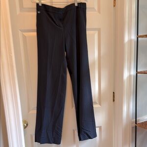 BCBGMaxAzria Black Trousers Slim Fit Wide Leg Pants